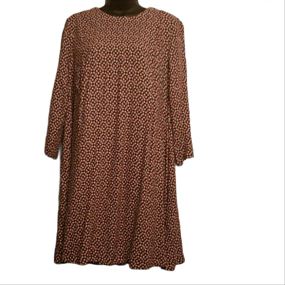HM multi colored shift dress